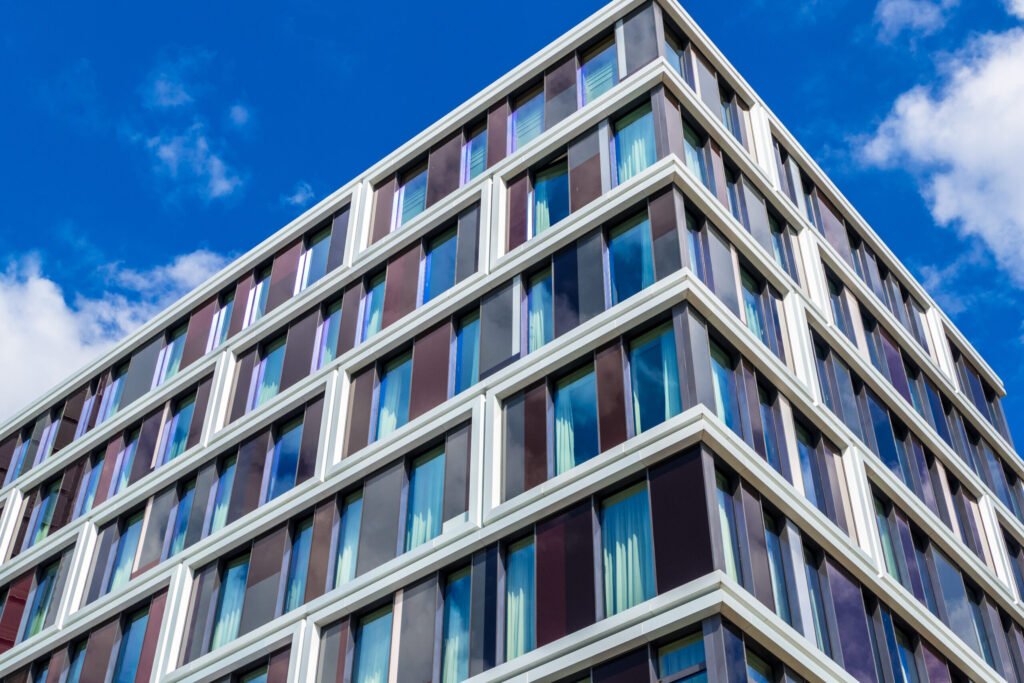 modern luxury building in new district "Überseestadt" in bremen